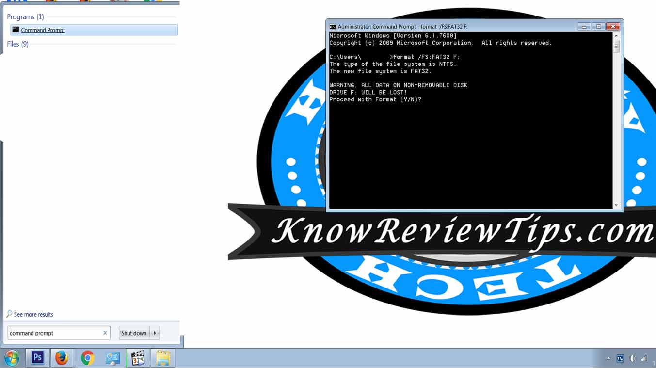 command prompt format disk windows 10