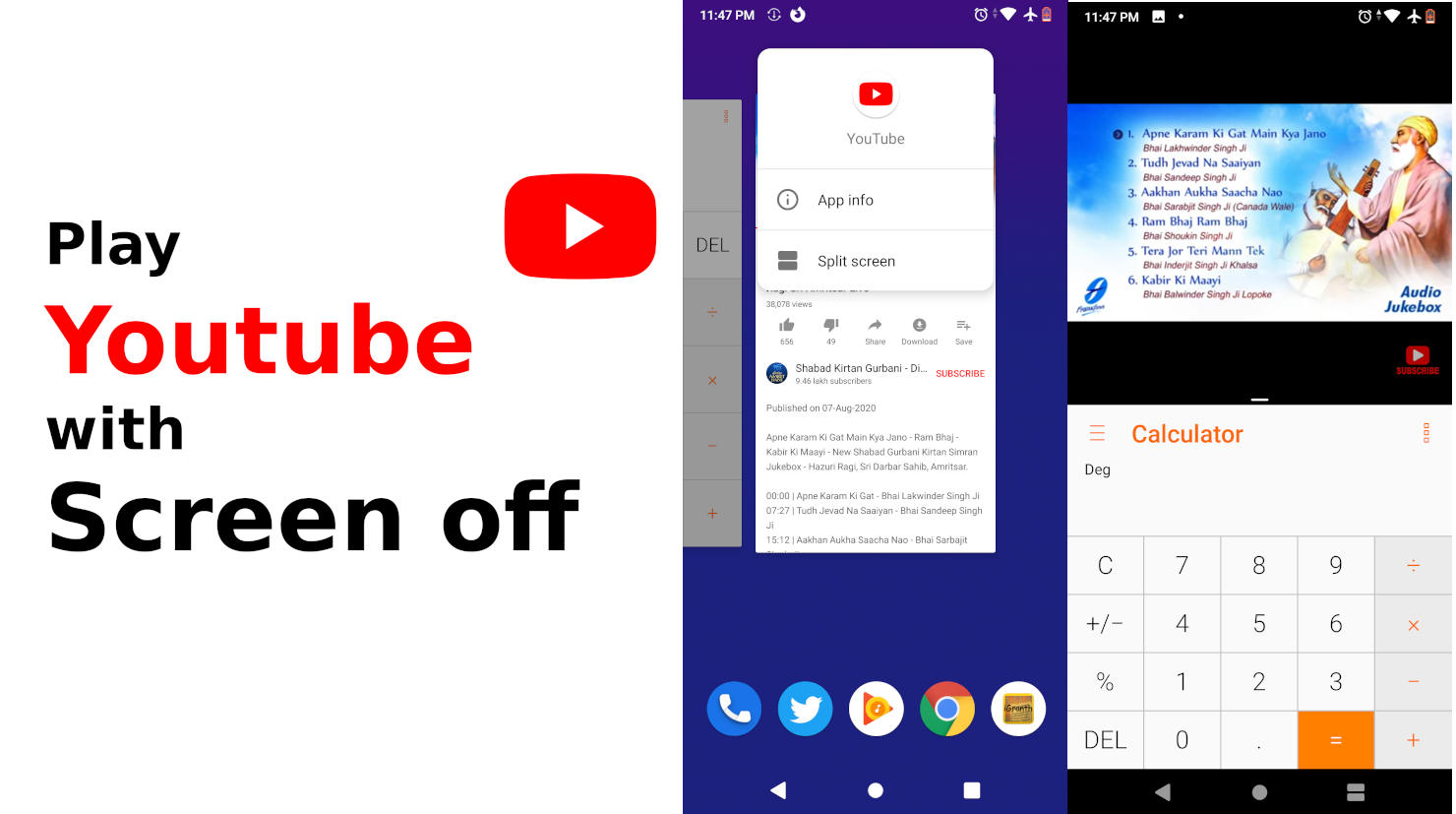 How to play Youtube videos in Background with screen off in Android or  iPhone (audio only)